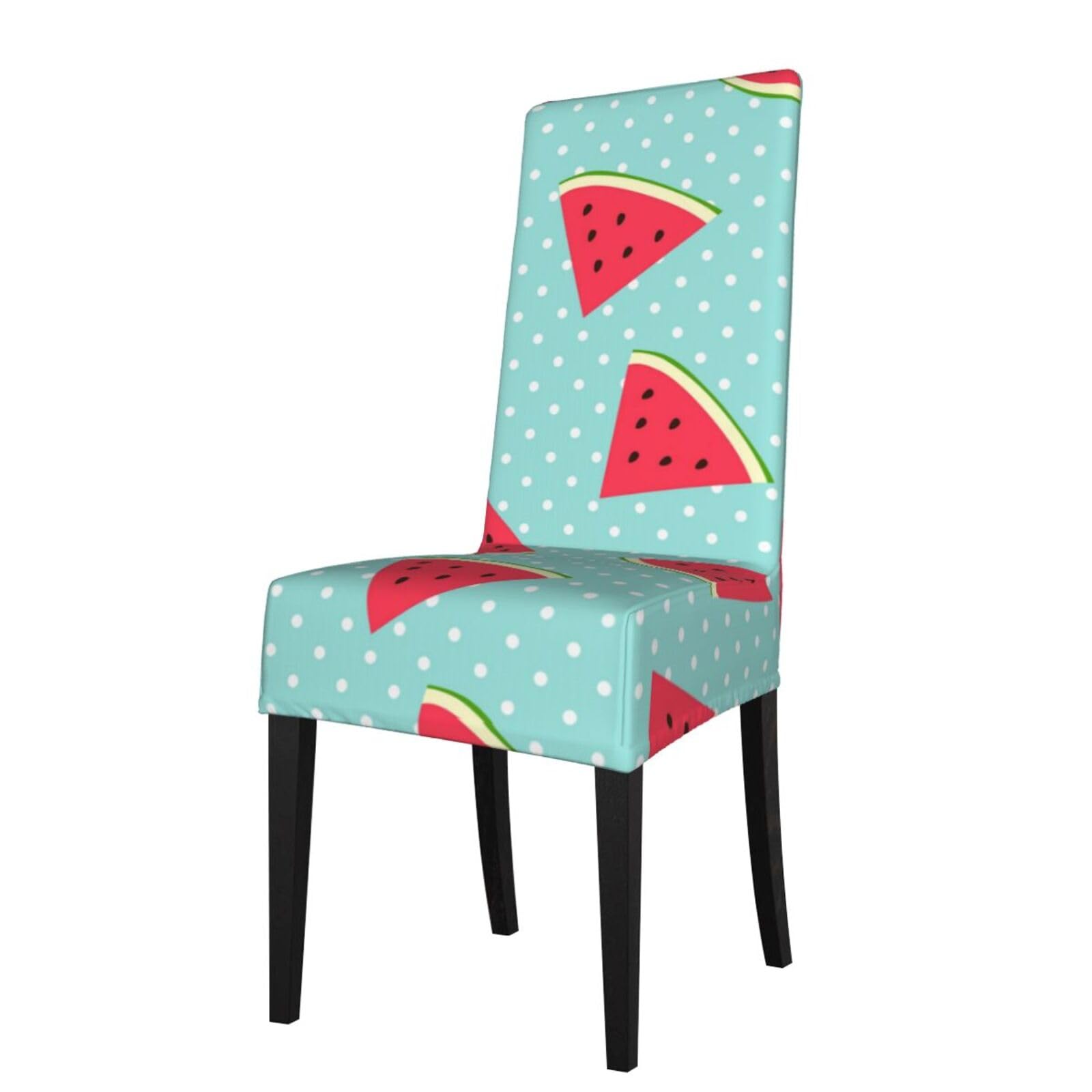 LKYMOH Watermelon 1, Chair Covers Stretch Chair Slipcovers for Dining Room, for Party Pet Protection Universal Fit Soft Polyester
