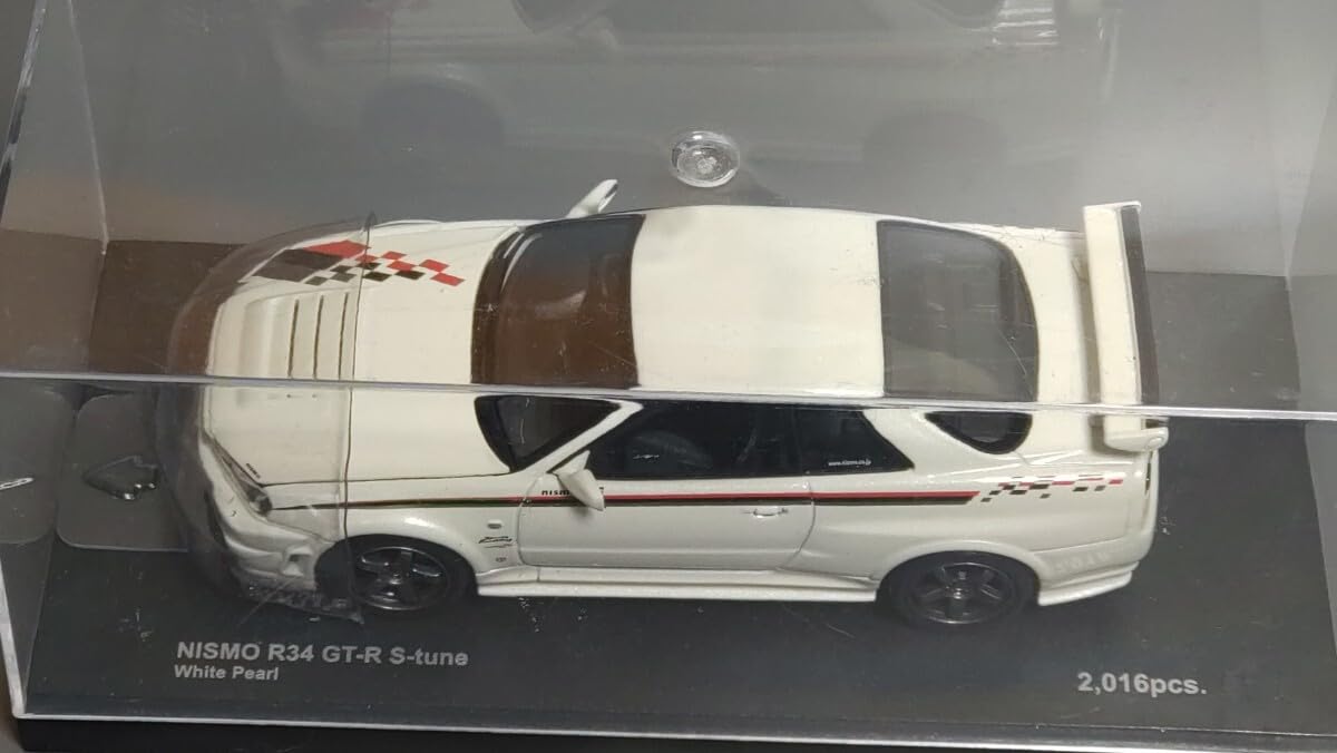 Amazon.co.jp: Kyosho 1/43 Skyline Nismo R34 GT-R S Tune White