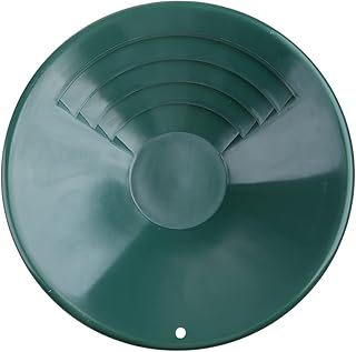ROYJJ Gold Basin - Bandeja de minería de oro, para dragado, prospección de río, color verde, 25,4 cm