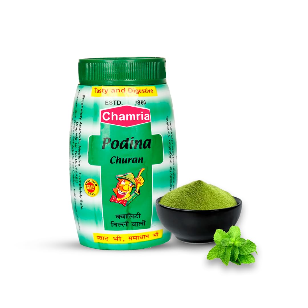 Chamria | Podina Churan - Refreshing Mint Digestive Powder (150GM)-image-11