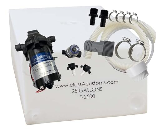 T2500BPK-P RV Fresh Water Tank, Potable Water Storage Tank for