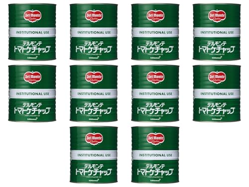 デルモンテ トマトケチャップレギュラー 1号缶×10缶 常温(まとめ買い) (Vandroロゴ付包装・INDEXBOX)
