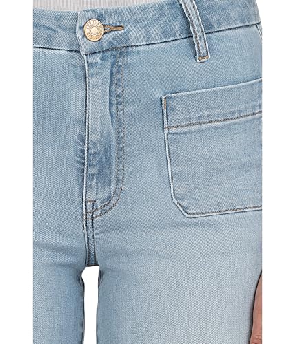 KUT from the Kloth Women's Meg High-Rise Wide Leg with Patch Pockets Regular Hem3