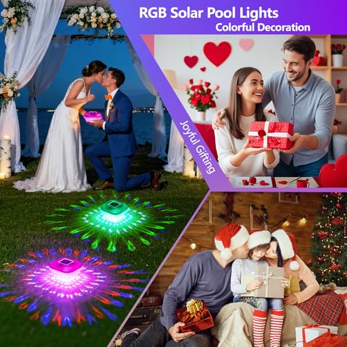 62% Off Solar Floating Pool Lights with RGB Color Changing - Image 7