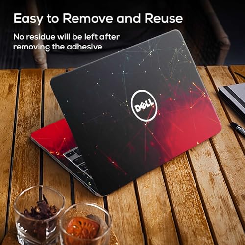 Image of DSGN 76 Full Body Laptop Skin Bubble-Free| Laminated| Removable| HD Quality Sticker for Laptops Upto 15.6 Inches Compatible with DELL