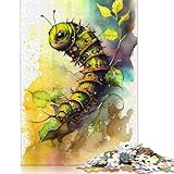 🌸【Une pièce mémorable】 : faites plaisir et défiez votre famille et vos amis en reconstituant cet incroyable puzzle de Caterpillar Watercolor Art 1000pcs (75x50cm). Ramenez à la maison des heures de plaisir et de divertissement que tout le monde appréciera.