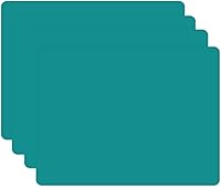 Vista 31 de Manteles individuales de silicona, antideslizantes de grado alimenticio, impermeables, para comedor, resistentes a las manchas, protector