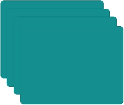 Miniatura 33 de Manteles individuales de silicona, antideslizantes de grado alimenticio, impermeables, para comedor, resistentes a las manchas, protector de