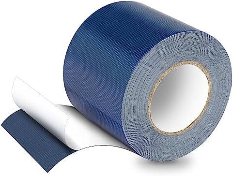 PVC Planenband, Reparaturklebeband für Gewebeplanen, Planenflicken, 5M*8CM, für lkw abdeckplane, Markise, Zelt, Blau