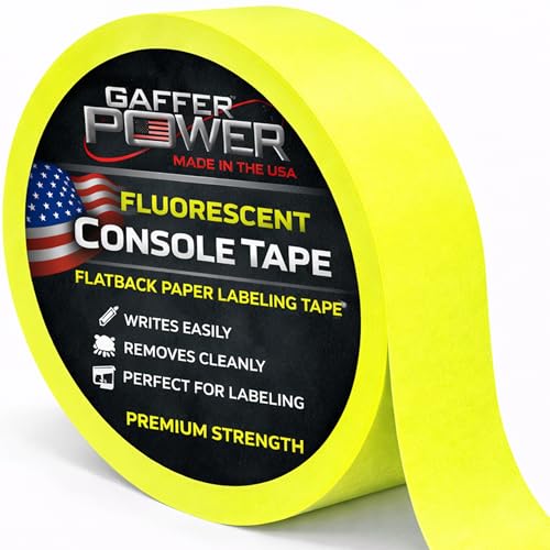 Bande d'étiquetage amovible blanche et jaune pour marquage efficace