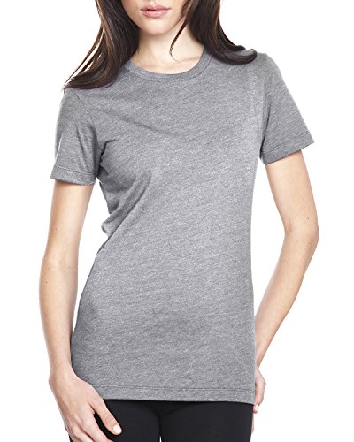 Next Level Womens CVC Crew Tee (6610) Dark HTHR Gray l