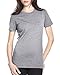 Next Level Womens CVC Crew Tee (6610) Dark HTHR Gray 2XL