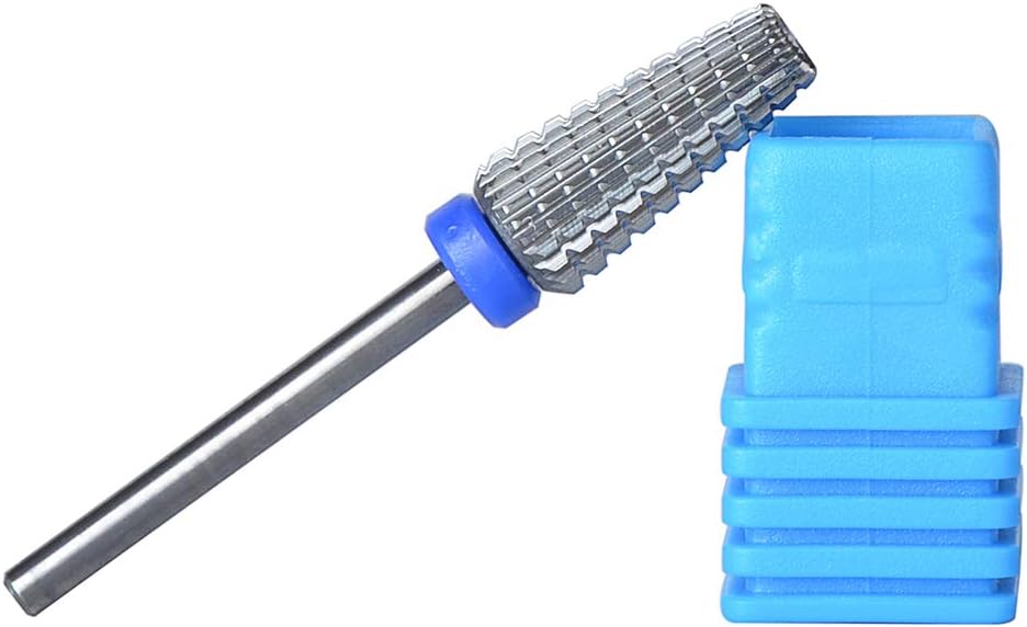 SpeToolMedium Grit 5 in 1 Rotary Bit 3/32" Shank Nail Dril for Left and Right Handed Acrylic or Hard Gel Remover