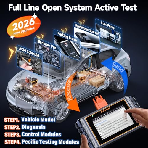 Image of 2026 FOXWELL NT726 OBD2 Scanner Diagnostic Tool, All System Bidirectional Scan Tool with TOP 12 Resets, Precise Car Diagnostic Scanner for All Vehicles, CAN-FD, FCA Autoauth, Lifetime Update, AutoVIN