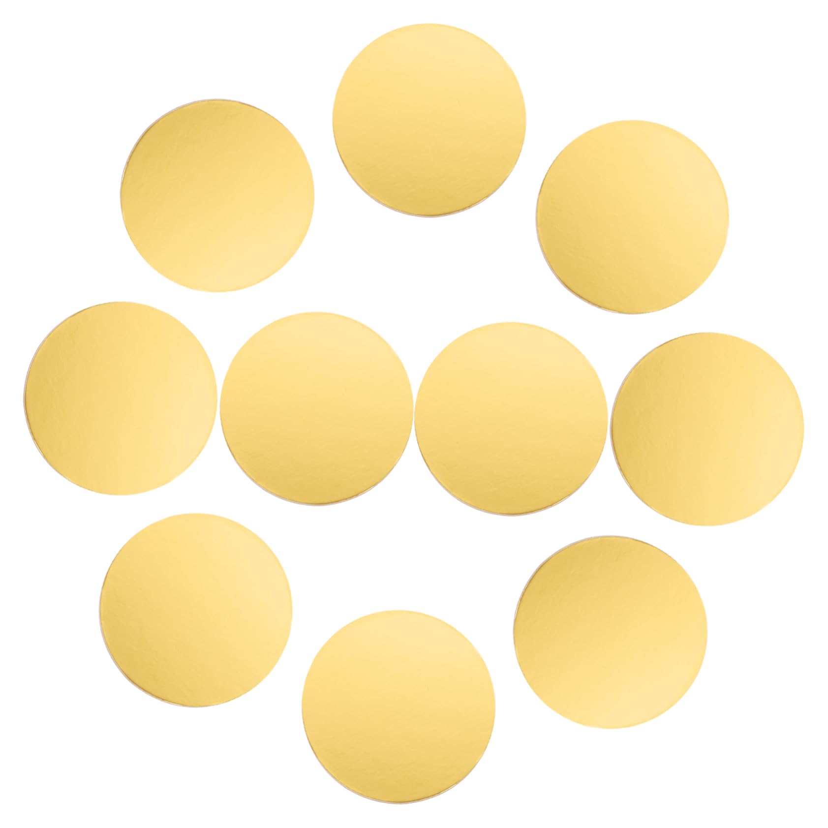 DINHEAROM Thickened Paper Cake Boards 20pcs Cake Placemats for Birthday Wedding Party Baking Supplies