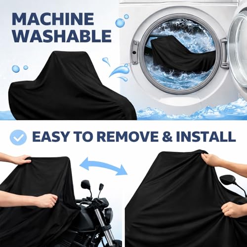 Image of Premium Scooty Cover for Electric Infinity E1, Plus, Infinity E1 All Model fit 100% Waterproof Dustproof Scratchproof - Ultra-Shield & All Weaather Protection for All Scooter Bike Cover