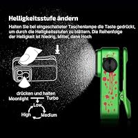 OLIGHT Oclip Pro Mini clip EDC-Taschenlampe mit Wiederaufladbare 500LM 120M – Ansicht 8