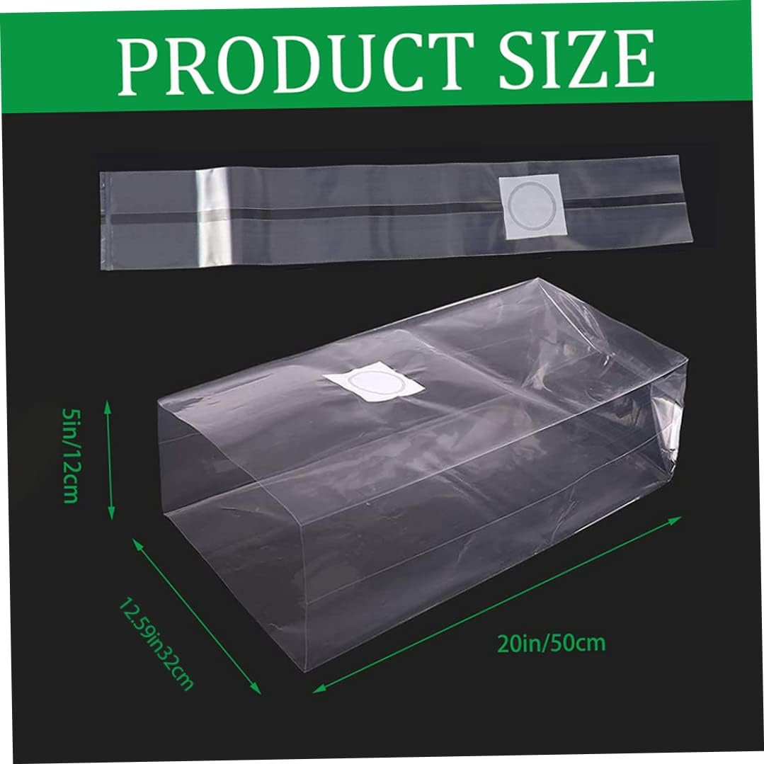 Mushroom Growing Bags Mushroom Spawn Grow Bags Sealable Spawn/Myco Pack of 50, Décor de pelouse