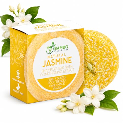 BAMBOEARTH Solid Shampoo Bar And Conditioner Effect Hair Soap –