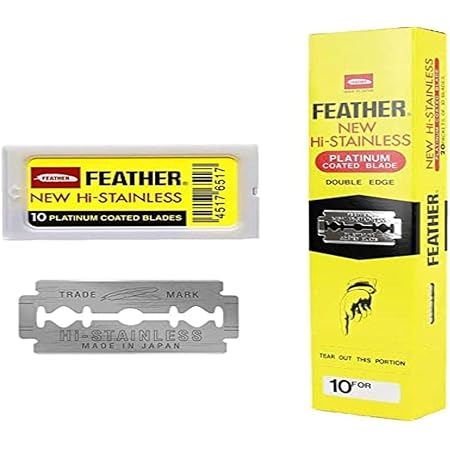 Feather Double Edge Safety Razor Blades 200 Count