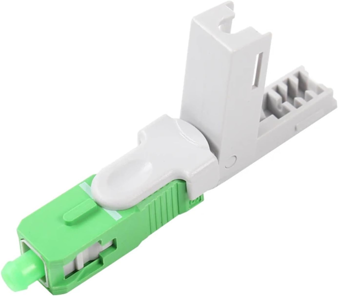 Communication Equipment 100PCS FTTH SC APC Optical fibe Quick Connector SC FTTH Fiber Optic Fast Connector Embedded Type Embedded-SC Connector Optical Fiber Connector