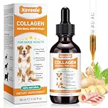 Liquid Collagen for Dogs 60ml - Supports Hip Flexibility,Collagen for Dogs - Skin Health & Itch Relief,Promotes Digestion, Immunity & Coat Vitality,Joint Supplement for Dog