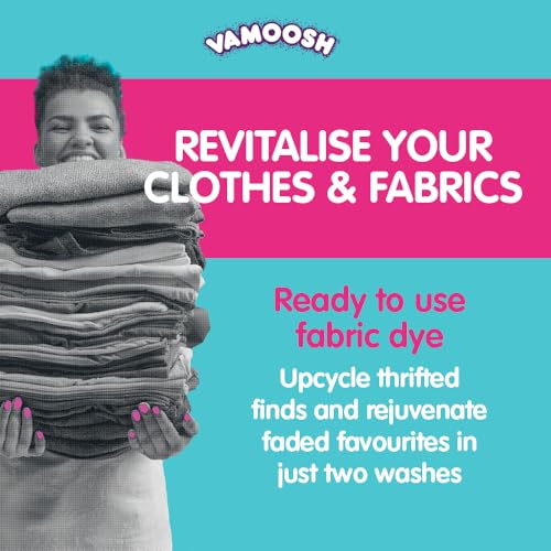 Vamoosh Wash & Dye Black 350g, Intense Black Dye for Clothes - Easy to Use Fabric Colour for Washing Machine, Just Pop in The Drum for Fresh-Looking Results - Image 6
