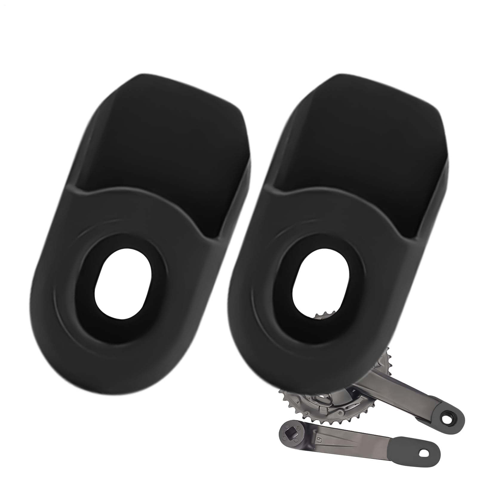 Protector De Biela Para Ciclismo - Juego De 2 Protectores De Silicona Para Bielas