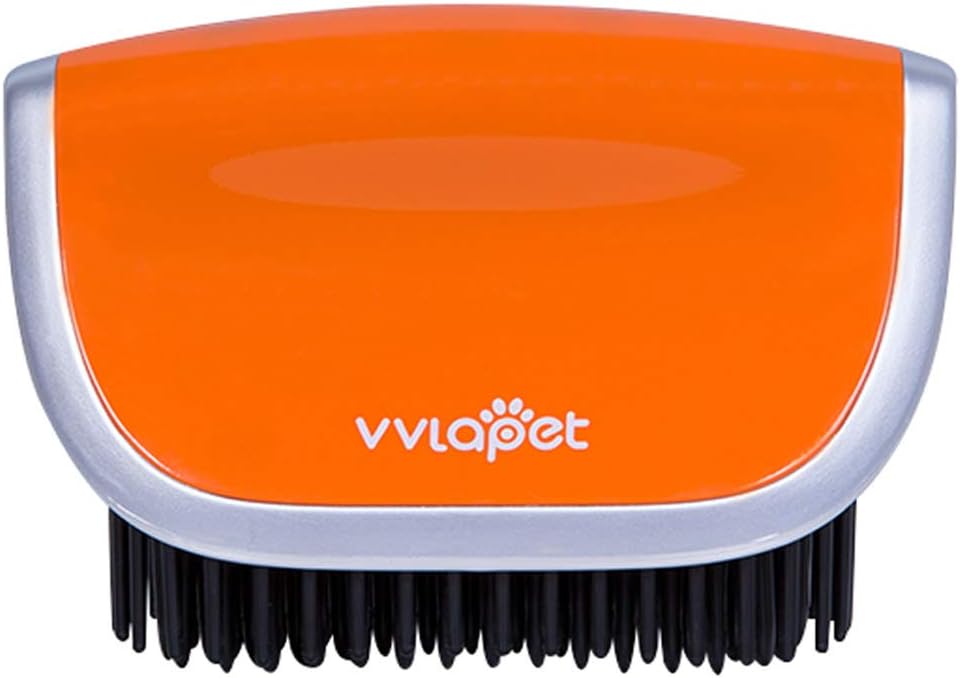 Giftable World VVLAPET Heated Dog Brush Pet Hair Straightener (Yellow)