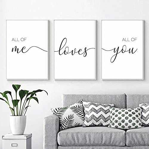 Affiches noir et blanc gravures salon chambre triptyque 70x100cm