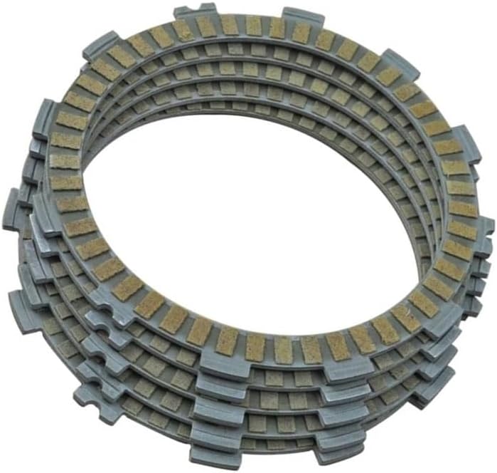 5PC Motorcycle Friction Clutch Discs Plates Fit For BJ250 1999-2006 ZR250 02-05
