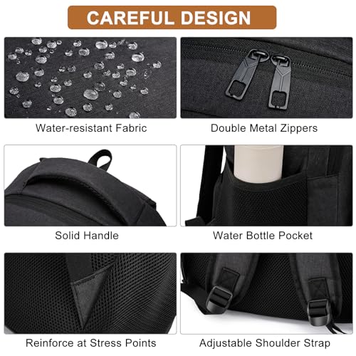 Image of Large Backpack for Men, School Backpack for Teens Boys, High School Bookbag