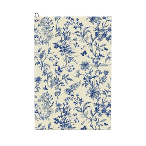 BzcjLyhbZ Vintage French Country Floral Golf Towels – 24" x