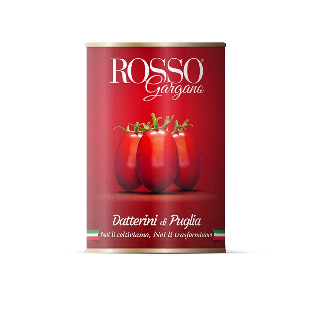 3 X 400 GR Rosso Gargano Pomodoro pelato di datterino