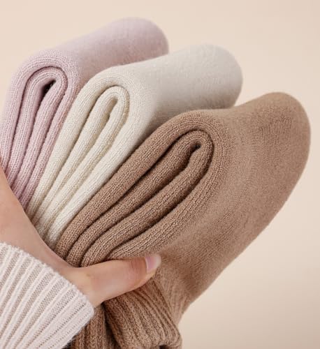 Image of KANAV Women's Warm Winter Thermal Socks - Thick, Soft, Cute & Comfy Slouch Socks