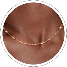 Carffordo 925 Sterling Silver Necklace Silver Chain Necklace for Women Cuban Link Chain 16K Gold Plated Chain Simple Dainty Necklace for Women Waterproof Trendy Jewelry Gift