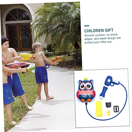 ibasenice 1 Conjunto Brinquedo Presente De Verão Mochila Filho Plástico Arma De Agua
