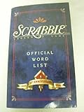 Official Word List Scrabble Crossword Game 50TH Aniversary