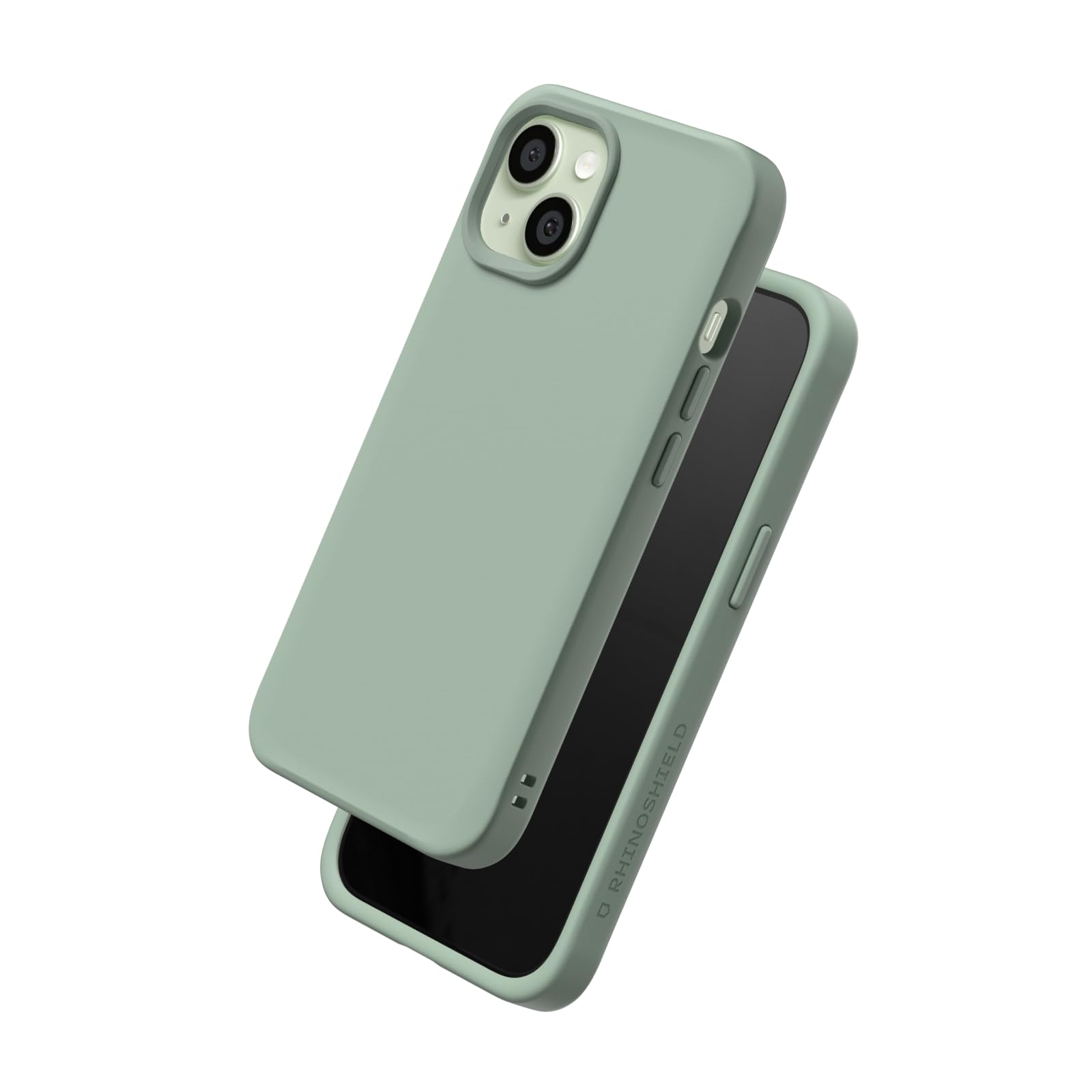 Case Compatible with iPhone 15 Plus | SolidX - Reinforced Shock-Absorbing Slim Design Protective Cover with 3.5M / 11ft Drop Protection - Sage Green