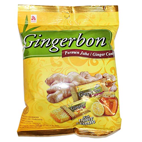 Bonbons au gingembre miel et citron AGEL | Lot de 5 paquets de 125g