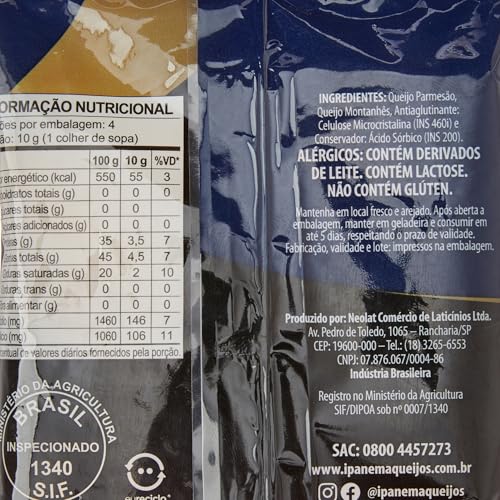 Queijo Parmesão Ralado Grosso Ipanema 40g