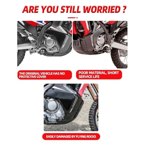 Protection de pompe à eau moto CRF300L finition premium - 4