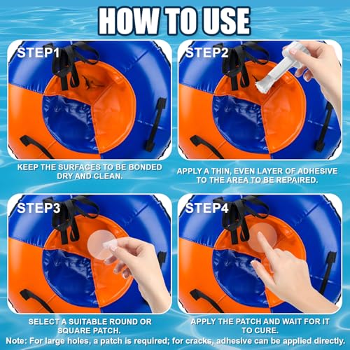 Schlauchboot Kleber, PVC Kleber Schlauchboot, Teichfolienkleber, Flickzeug Schlauchboot, Neoprenkleber, Wasserfest, Reparieren Verkleben von Pvc-Materialien, Kunststoffrohren, Vinylbeschichtungen,250g