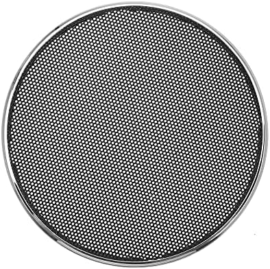 X AUTOHAUX 6.5 Inch Speaker Grille Cover - Round Metal Mesh Protective Guard For Car Subwoofer, Silver Tone