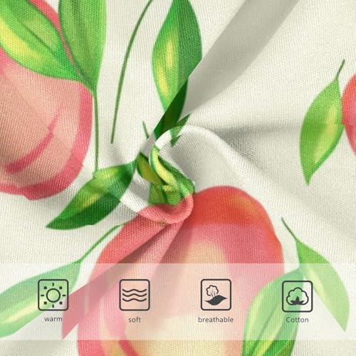 Cute Peaches Beige Toddler Underwear Floral 2t Cotton Little Girl Panties Artistic Kids Briefs Undies3