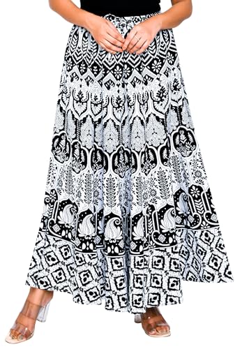 Image of Premium Cotton Skirt for Women with Pocket, Free Size