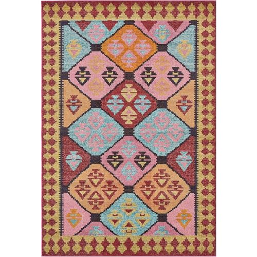 Alfombrillas de cocina rosa para decorar y dar calidez al comedor o zona de lavadero 5