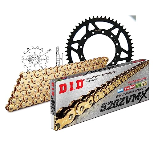 Chaîne moto 520ZVM-X DID acier pour éliminer les à-coups sur Honda XL S 250 1979-1981