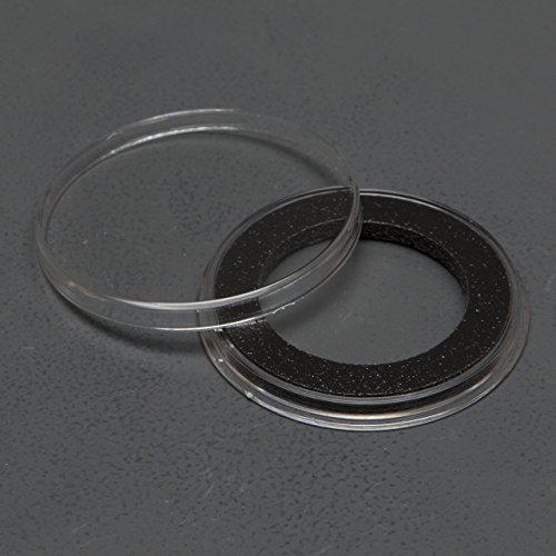Capsulas protectoras Air-Tite para monedas 28mm anillo negro miniatura 1