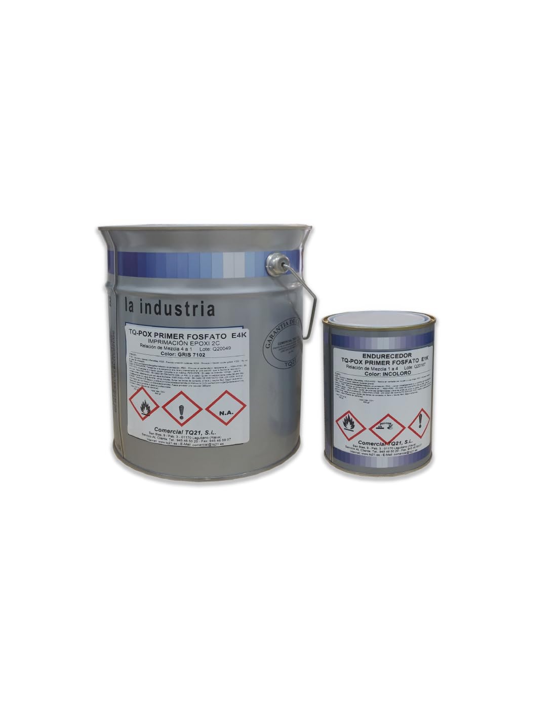 Imprimación Epoxi Fosfato Zinc Gris 4K+1K